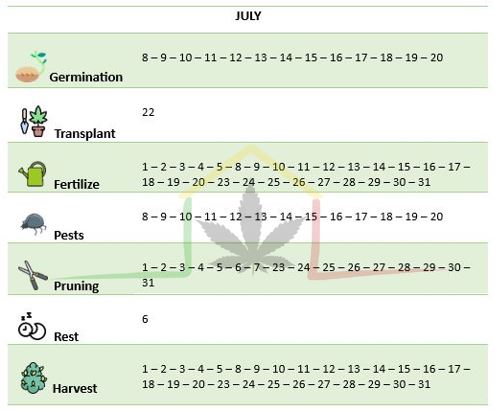 Cannabis lunar calendar july 2024