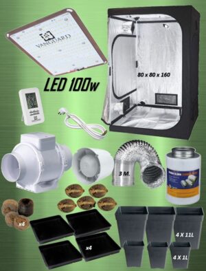 Complete indoor grow tent kit LED 80