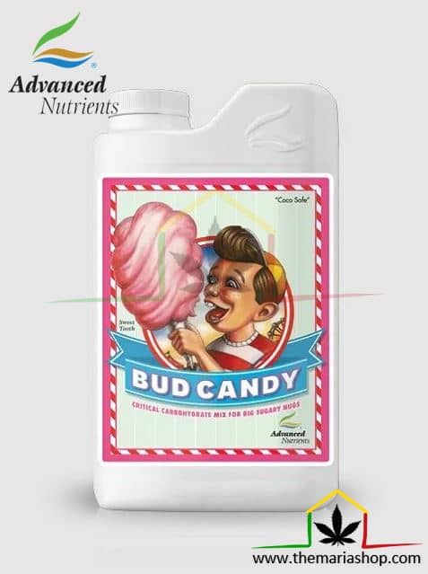 Bud Candy de Advanced Nutrients, es un estimulador o booster de floración para plantas de marihuana, que podrás comprar en nuestro grow shop online.