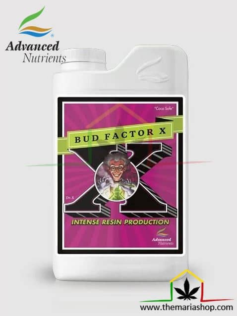 Bud Factor X de Advanced Nutrients,es un abono para el cultivo de marihuana que podrás comprar en nuestro grow shop