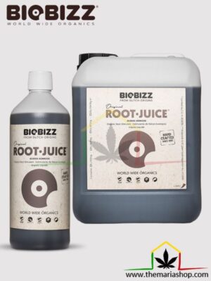 Root Juice de la marca Biobizz es un estimulador de raíz biológico que podrás comprar en nuestro growshop.