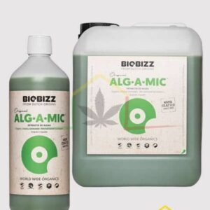 Alg-A-Mic de Biobizz, es un revitalizante ecológico hecho a partir de algas marinas, que puedes comprar en nuestro grow shop..