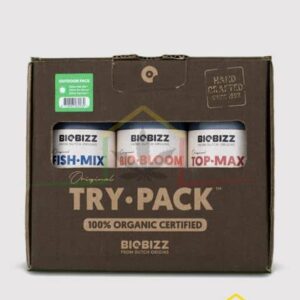 El Try pack Outdoor de biobizz es un pack de fertilizantes orgánicos para el cultivo de plantas en exterior, puedes comprarlo en nuestra tienda online.