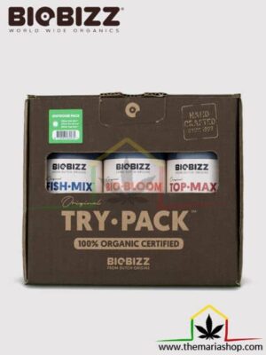 El Try pack Outdoor de biobizz es un pack de fertilizantes orgánicos para el cultivo de plantas en exterior, puedes comprarlo en nuestra tienda online.