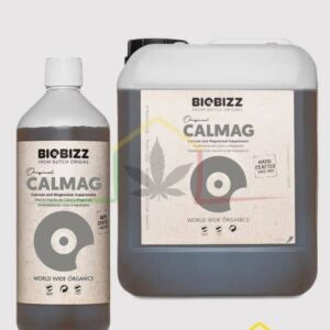 Calmag de Biobizz es un corrector de carencias de calcio y de magnesio en plantas de marihuana.