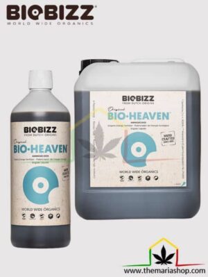 Bio Heaven de la marca Biobizz es un potenciador de energía biológico para plantas de marihuana que podrás comprar en nuestro growshop.