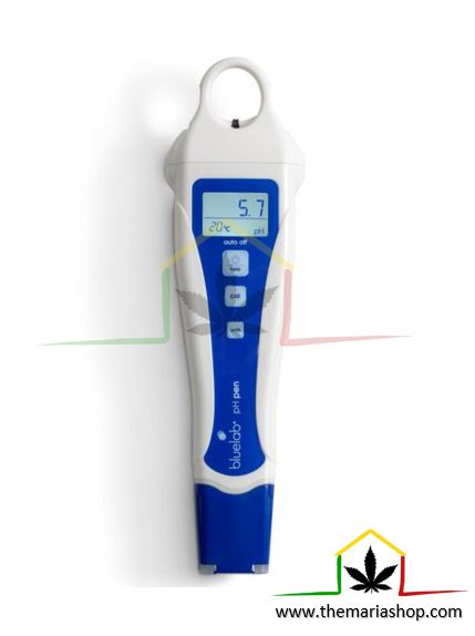 El pH Pen de la marca Bluelab es uno de los mejores medidores de pH digitales para el cultivo de cannabis, puedes comprarlo al mejor precio en themariashop.