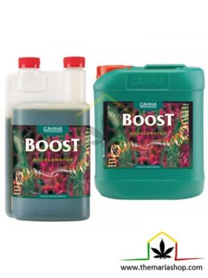 Canna Boost Accelerator es un estimulador de floración para plantas de marihuana, acelerara la floración de tus plantas y obtendrás mejores resultados.