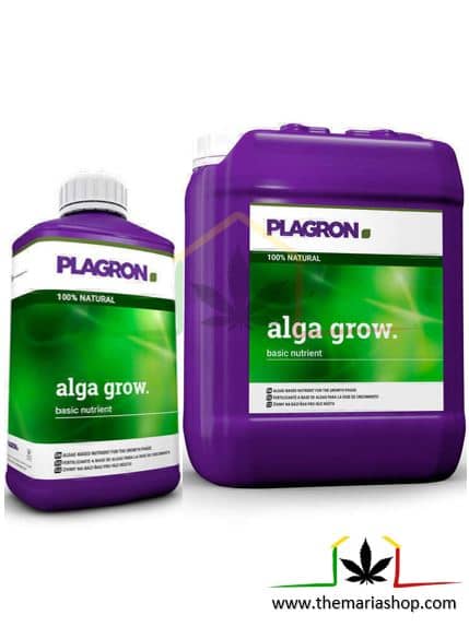 Alga Grow de Plagron es un abono de crecimiento 100% biológico para el cultivo de plantas de marihuana. Puedes comprarlo en nuestro grow shop online.