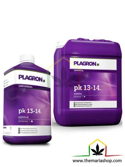 Comprar PK 13/14 de Plagron, es un estimulador de floración para plantas de marihuana que aumenta la producción, cogollos más compactos y resinosos.