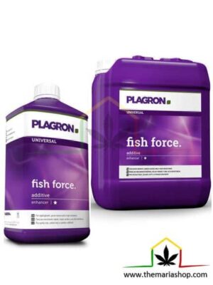 Fish Force de Plagron es un abono orgánico a base de pescado, para plantas en crecimiento. Promueve un rápido crecimiento, hojas verdes y de alta resistencia.