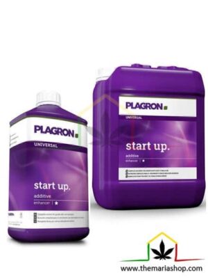 Start Up de Plagron es el abono ideal para desarrollar el crecimiento y las raíces en los primeros días de vida de las plantas. Puedes comprarlo en Themariashop
