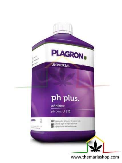 PH Plus de Plagron es un el producto ideal para subir y regular el pH del agua de riego de plantas. Puedes comprarlo al mejor precio en Themariashop