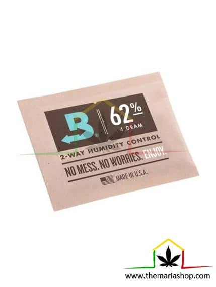 Con los sobres boveda 62% conseguiremos mantener la humedad relativa del envase estable, de manera que en todo momento se encontrara al 62%.