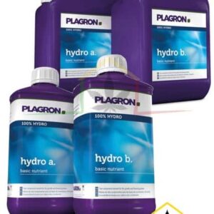 Hydro A + B de Plagron es un abono para cultivos hidropónicos, para crecimiento y floración de plantas. Puedes comprarlo al mejor precio en Themariashop.