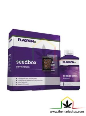 SeedBox de Plagron es un kit que contiene todo lo necesario para germinar con éxito las semillas de marihuana. Puedes comprarlo al mejor precio en Themariashop.