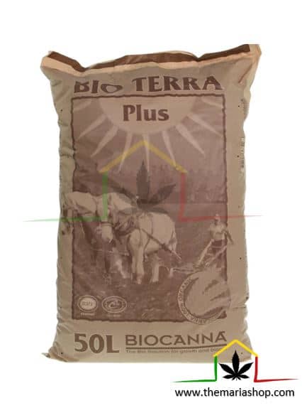 BioCanna Bio Terra Plus es un sustrato orgánico para el cultivo de plantas de cannabis. Sustrato perfecto para cultivadores que cultiven 100% orgánico.