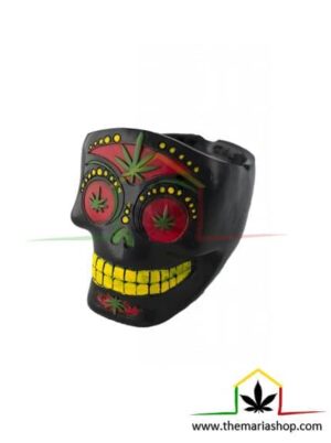 Cenicero "Skull Negra", accesorio para fumar que te decorará con estilo tu rincón de fumador, que puedes comprar en nuestra tienda online Themariashop.