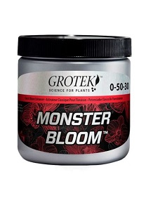Monster Bloom de Grotek es un estimulador de floración para plantas de marihuana muy potente, con un PK 50/30. Engorda los cogollos al máximo.