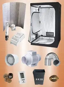 Basic growing tent kit of 60