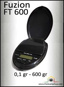 Balanza electrónica 0,1gr hasta 600gr, Balanza digital Fuzion FT 600. Ideal para pesar la marihuana o extracciones de resina.