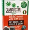 Venta de capsulas de Café Cannabissimo, con extractos de marihuana y proteína natural del aceite de cáñamo.