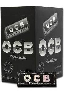 Papel para fumar OCB PREMIUM 1.1/4, caja de 25 paquetes que puedes comprar en nuestro grow shop Themariashop.