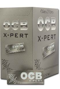 Papel de liar para fumar OCB XPERT 1.1/4 gris, caja de 25 libritos que puedes comprar en nuestro grow shop Themariashop.