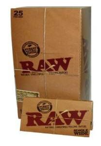 Papel para fumar RAW doble que puedes comprar en nuestro grow shop online Themariashop.