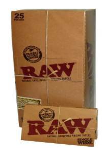 Papel para fumar RAW doble que puedes comprar en nuestro grow shop online Themariashop.