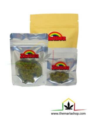 Zkittlez CBD flowers grown indoors. Its CBD content is less than 15%, and less than 0.2% THC.