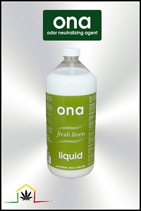 Ona Liquid Fresh Linen is designed to neutralize the strong odors, emitting a strong citrus smell very pleasant.