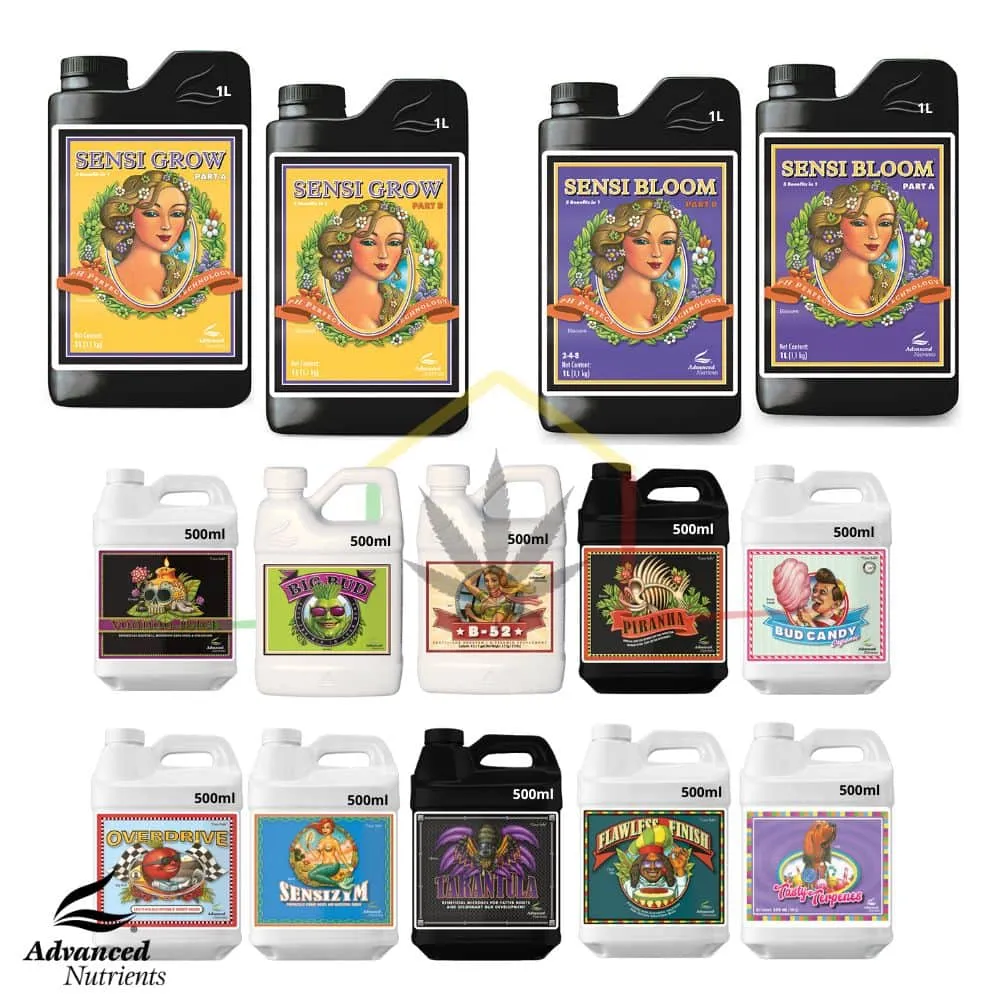 Pack Cultivador Profesional "Sensi Grow & Bloom" 1l - 500ml