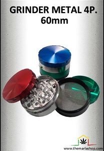 GRINDER METAL 4PARTES CON TAMIZ (60MM)
