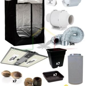 KIT ARMARIO CULTIVO COMPLETO 100 (LED 240W)