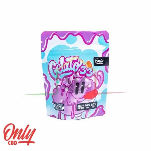 Flores de cbd Gelato 33 de only cbd