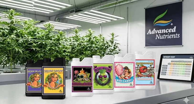 Gamme complète engrais Advanced Nutrients pour cannabis