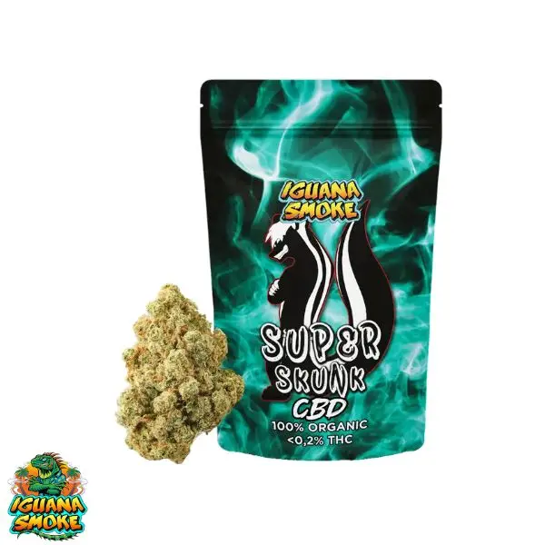 Flor cbd super skunk - iguana smoke