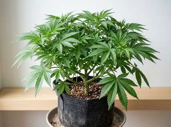 Plante de cannabis en croissance végétative